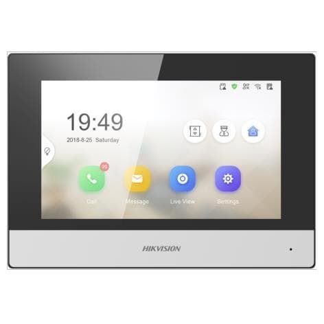Hikvision DS-KH6320-WTE1 — Videodomofon Ichki Monitori (7")
